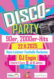 Disco-Party 22.11.