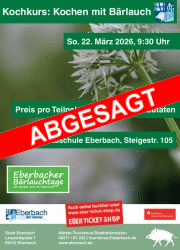 Kochkurs 22.03. abgesagt
